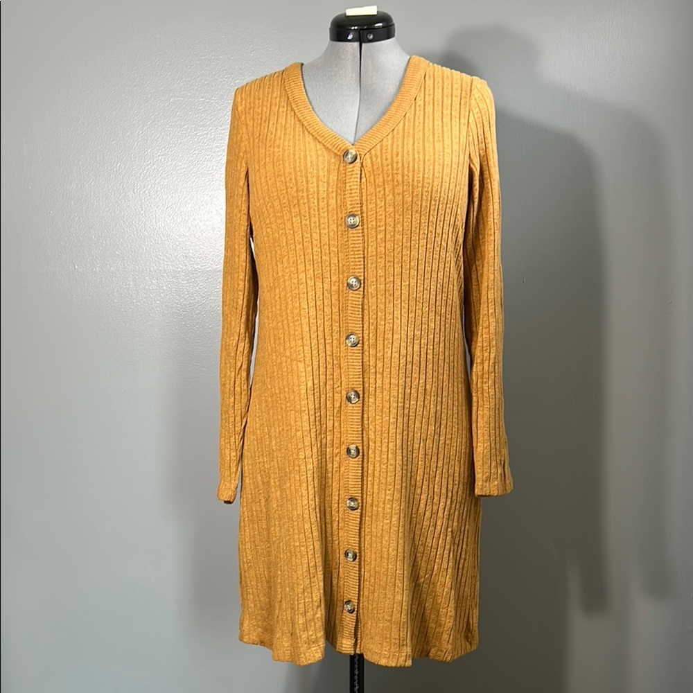 American Eagle Outfitters Black Long Sleeve Dress sweater